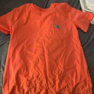 Carhartt Vibrant Orange Tee with Pocket